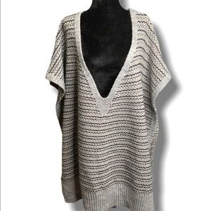 MIA MAI Made in Italy Wool/Alpaca Blend Poncho O/S